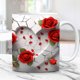 thumbnail image 3 of Regalos para Parejas Día de San Valentín Rosa Roja Familia Taza de Café Regalo para Parejas Día de San Valentín Regalos para Parejas, 3 of 7