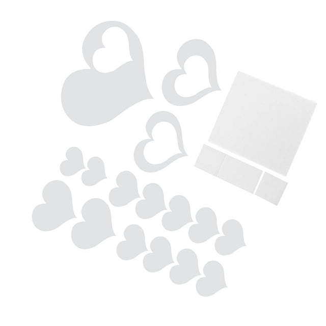 Adhesivo De Pared, Decoración De Interiores, 30 Piezas, Ajuste De Espejo En Forma De Corazón Para Sala De Estar, Dormitorio, Entrada, Pared De Habitación De Bebé