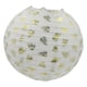 thumbnail image 1 of Farol dorado para exteriores, redondo, de papel rosa dorado, decoración para bodas, adornos plegables para fiestas de cumpleaños y vacaciones, 1 of 6