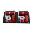 thumbnail image 2 of Speaker Crossover, 2Pcs 2 Unit Audio Frequency Divider Hi Fi Sound Filter Module Board for Treble Bass with Wire Wound Ceramic Resistor, 2 of 7