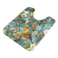 thumbnail image 3 of Ryvnso Summer Birds Jasmine Flower Bathroom Shaggy Rugs Toilet Mat Soft Contour Rug, 3 of 9