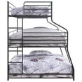 ACME Caius II Triple Bunk Bed Twin/Full/Queen, Gunmetal (1Set/2Ctn