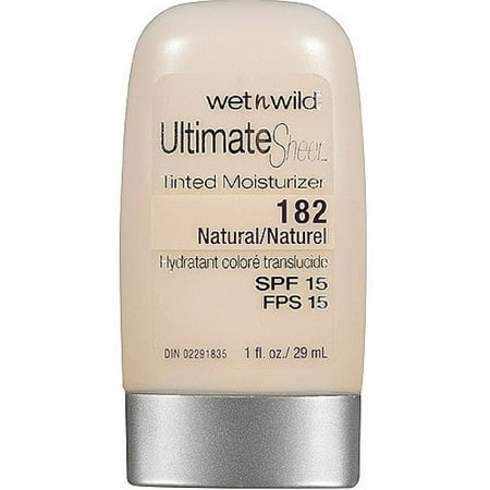 Wet n Wild Ultimate Sheer Tinted Moisturizer, 182 Natural, 1 fl oz
