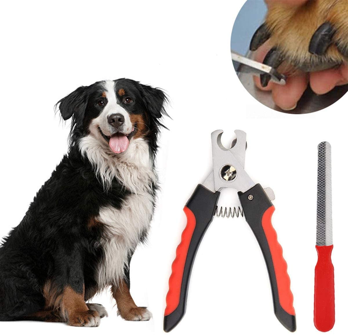 Dog Nail Clippers and Trimmer with Quick Safety Guard to Avoid Over