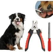Dog Nail Clippers and Trimmer - with Quick Safety Guard to Avoid Over-Cutting Toenail - Grooming Razor Sharp Blades for Small Medium Large Breeds