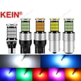thumbnail image 2 of KEIN T15 Luz Led T20 7440 7443 1156 BA15S P21W W16W W21W W21/5W 45SMD 4014 De Estacionamiento De Coche Freno De Cola De Señal Lámpara Para Motocicleta Blanco Rojo huangjie unisex, 2 of 2