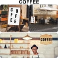 thumbnail image 4 of 9 Sheets Capital Letter Stickers 4in Waterproof Sticker Decoration（Black）, 4 of 6