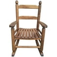 thumbnail image 3 of K079NT Durable Natural Child’s Wooden Rocking Chair/Porch Rocker - Indoor or Outdoor - Suitable for 3-7 Years Old, 3 of 4