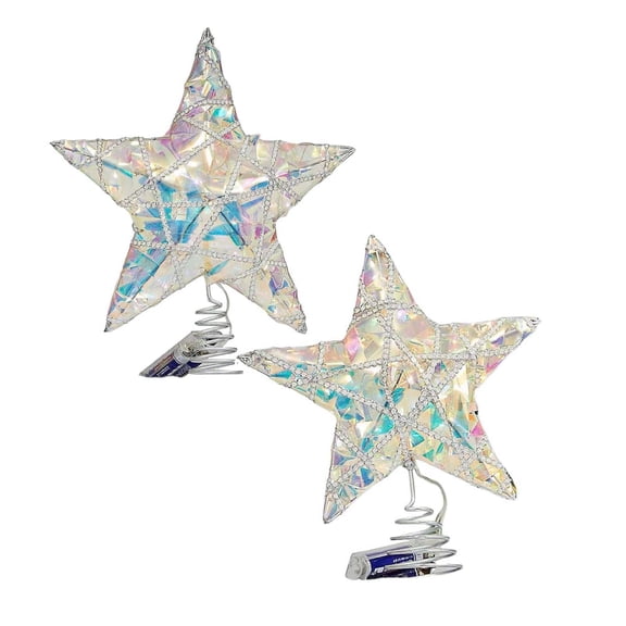 BOPORO Christmas Tree Top Lights Five Pointed Star Christmas Lights Christmas Tree Top Lights Tree Top