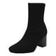 thumbnail image 1 of NECHOLOGY Botas Mujer Adulto Femenino Zapatos Botines para mujer Botas de mujer de tela con punta cuadrada y tacón y grueso Color sólido Media Botas de tamaño Botines Botas (Black, 6.5), 1 of 6