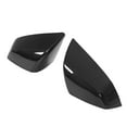 thumbnail image 3 of Ikon Motorsports Mirror Covers Compatible With 2021-2025 Tesla Model S All Models OE Style Dry Carbon Fiber Gloss Black Left Right Rear View Side Mirror Cover Cap Trim 2PCS 1Pair, 3 of 8