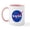 White/Pink Inside, variant on CafePress - NASA Mug - 11 oz Ceramic Mug - Novelty Coffee Tea Cup