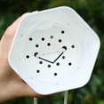 thumbnail image 2 of Transparent Self-Watering Plant Flower Plastic Pot Home Garden Decor, 2 of 8