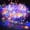 Color Light, variant on Solar LED Firecracker String Lights Outdoor Waterproof Garland Fairy Light for Wedding Party Garden Christmas Holiday Decoration