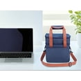thumbnail image 6 of Reusable Lunch Bag for Men, Insulated Lunch Bag Leakproof Lunch Box for Work Office, Large Capacity Lunch Cooler Bag Navy Blue 10.2*7.1*11.0in, 6 of 6