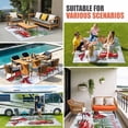 thumbnail image 3 of Christmas Outdoor Rug 5x7 Ft, Non Slip Washable Area Rug, Snowman Red Truck Cardinal Barn Pine Tree Patio Rugs Carpet Runner, Large Floor Mat for Indoor/Outdoor Deck Porch Camping, 3 of 8