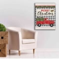 thumbnail image 6 of Epic Graffiti 'Merry Christmas Red Truck' by Deb Strain, Giclee Canvas Wall Art, 26"x34", 6 of 8