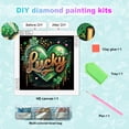 thumbnail image 2 of 5D DIY Diamond Painting Kit, Lucky Heart Handmade Creative Artwork for Home Wall Decor and Easter Gifts, 2 of 4