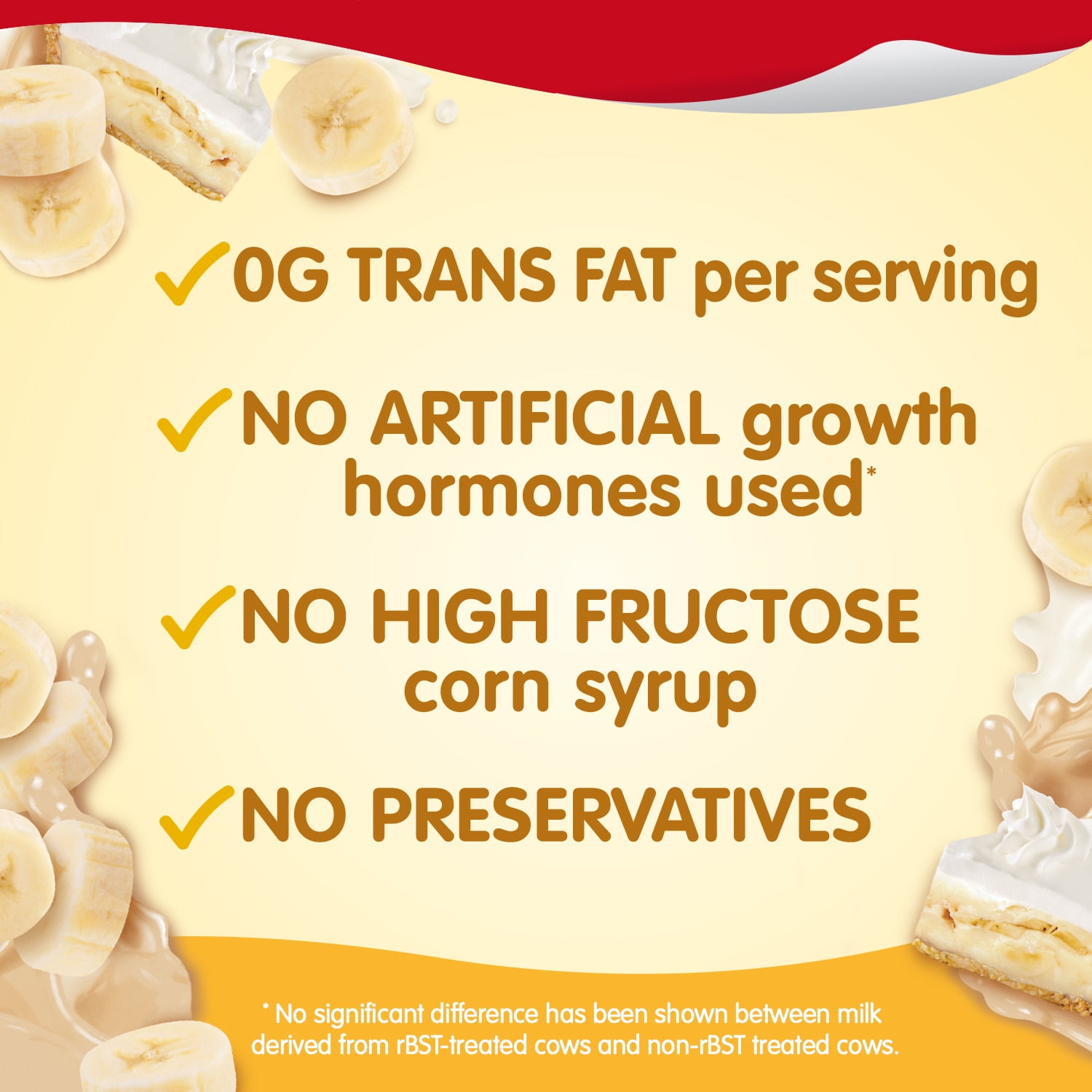 Snack Pack Banana Cream Pie Flavored Pudding, 3.25 oz Pudding Cups, 4 Count