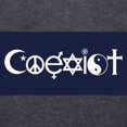 thumbnail image 3 of CafePress - Coexist Long Sleeve T Shirt - Womens Hooded Shirt, 3 of 3