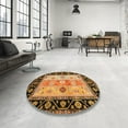 thumbnail image 3 of Ahgly Company Indoor Rectangle Contemporary Metallic Gold CON3088X Area Rugs, 2' x 4', 3 of 6