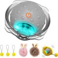 thumbnail image 1 of Juguetes interactivos para gatos, pelota Super Drive, juguete eléctrico para gatos, coche robótico rodante automático, activación por movimiento (accesorio), 1 of 3