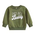 thumbnail image 1 of Gibobby Camisa De Invierno Ropa Kdis de manga larga con estampado de y animados para bebés y niñas(Verde, 2-3 Años), 1 of 5