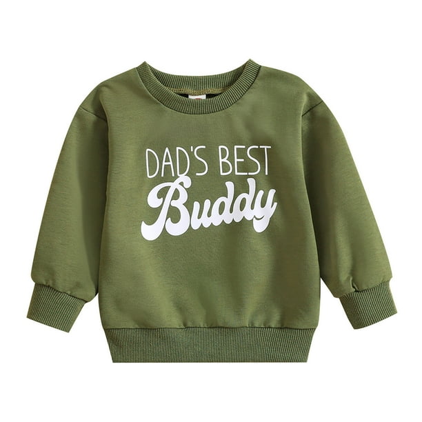Gibobby Camisa De Invierno Ropa Kdis de manga larga con estampado de y animados para bebés y niñas(Verde, 2-3 Años)
