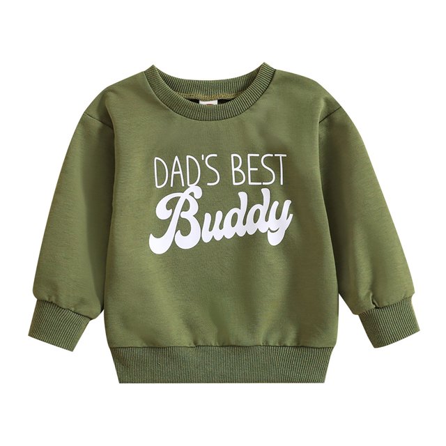 Gibobby Camisa De Invierno Ropa Kdis de manga larga con estampado de y animados para bebés y niñas(Verde, 2-3 Años)