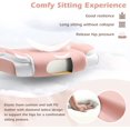 thumbnail image 3 of SEATZONE Ergonomic Office Chair Pink PU Leather Desk Chairs Computer Chair with Wheels and Flip-up Arms,Rolling Swivel Task Chair for Women,Girls, 3 of 8
