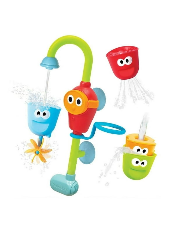 Yookidoo Baby Bath Toy - Flow N Fill Spout - Three Stackable Cups and Automated Spout by Yookidoo