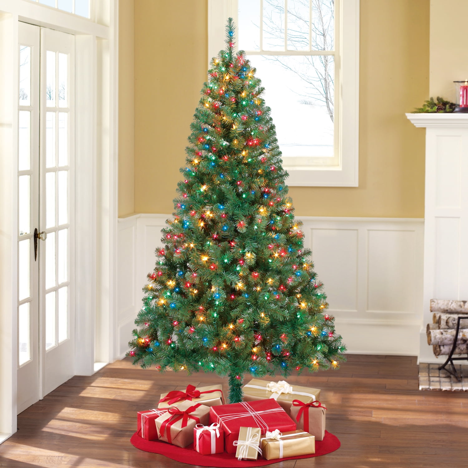 christmas tree clock and basket with diagram wiring diagram locholiday time pre lit 6 5\u0027 madison pine green artificial christmas christmas tree clock and basket with diagram