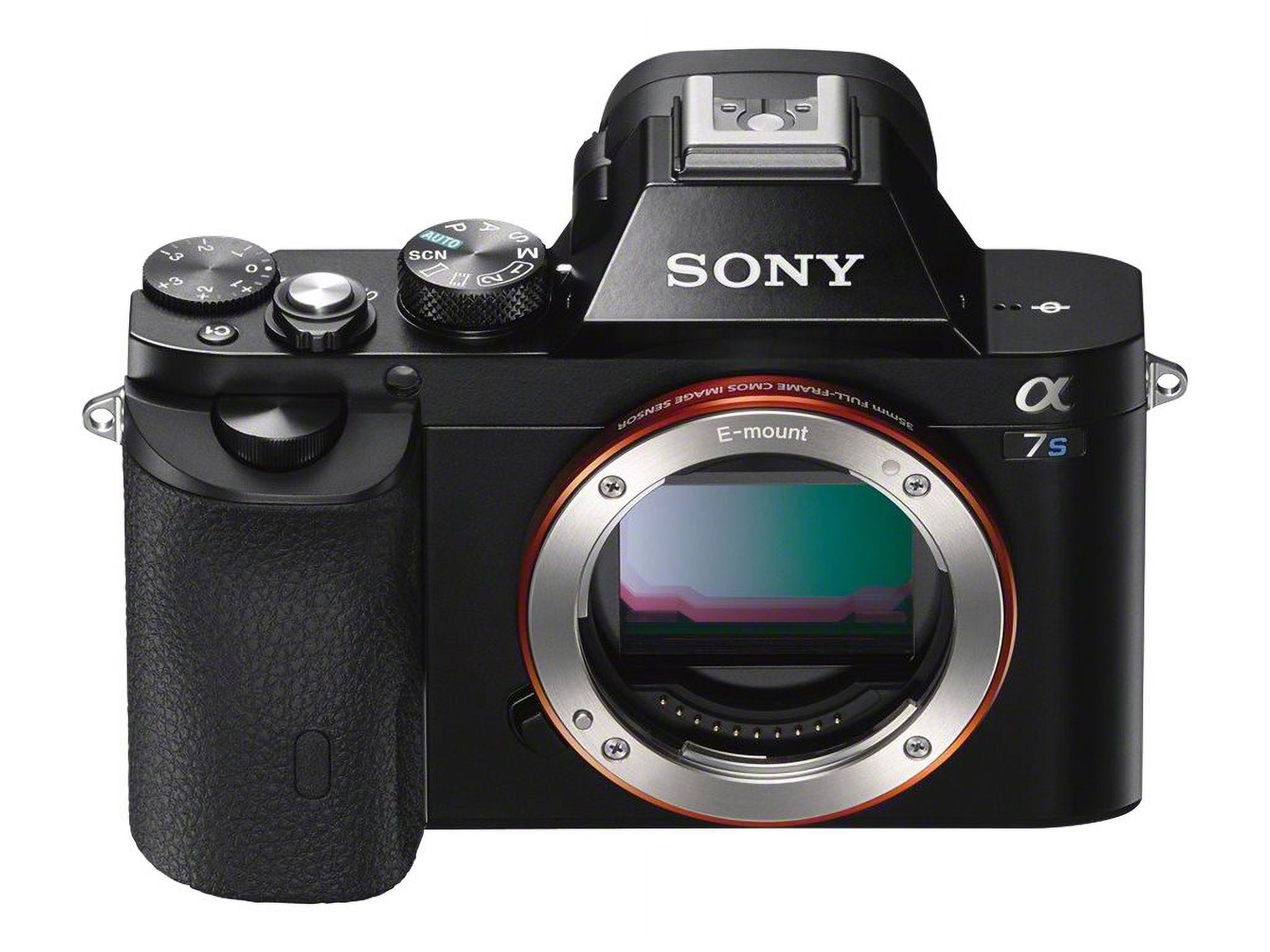 Sony a7s ILCE-7S - Digital camera - mirrorless - 12.2 MP - Full Frame - 1080p / 60 fps - body only - Wireless LAN, NFC - black - image 5 of 15