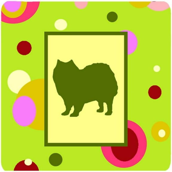 American Eskimo Foam Coasters - Set Of 4