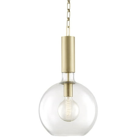 

Hudson Valley Lighting 1413 Raleigh 1 Light 13 Wide Pendant - Brass