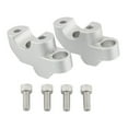 thumbnail image 3 of Dickly 2x Handlebar Risers Heighten Component for Honda NC750x Dct 2014 - 2015 Silver, 3 of 9