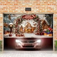 thumbnail image 4 of Christmas Garage Door Cover Decorations Large Garage Cover Holiday Decorative Door Banner Santa Claus Backdrop for Xmas Indoor Outdoor Decor(6 x 13 ft), 4 of 4