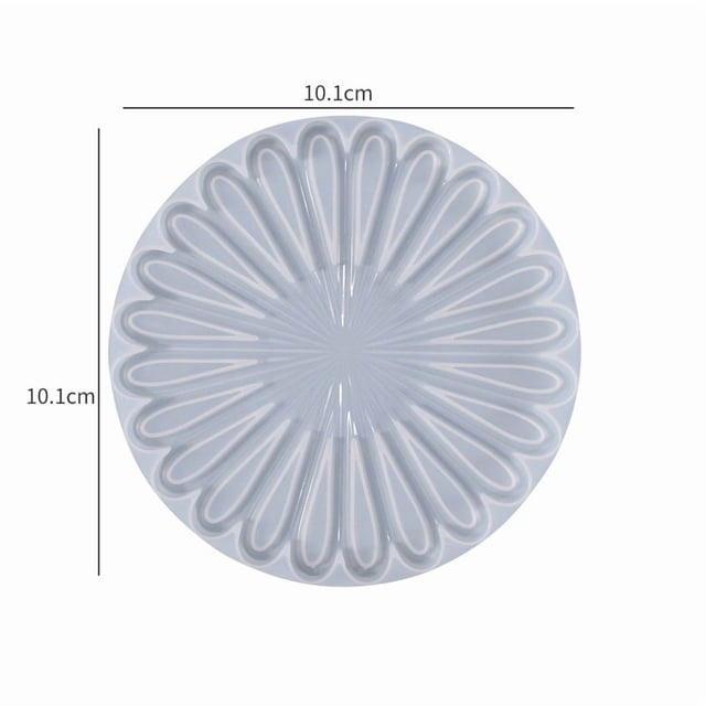 Molde de posavasos de silicona de forma irregular for pegamento de cristal - Moldes de fundición de resina epoxi for bricolaje
