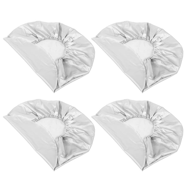 4 Pcs Housse de Pneu 27-29 Pouces Protecteur de Roue Garde-Pneu avec Fibre de Polyester Résistant aux Intempéries pour Voiture RV SUV Camion Remorque