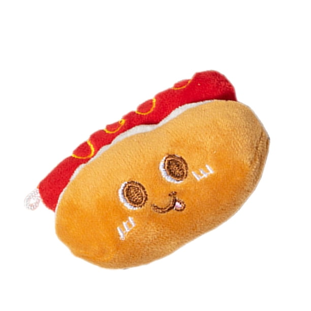 Juguete de hierba gatera para gatos, juguete para mascotas con hierba gatera, juguetes de entrenamiento de dibujos animados, resistente a las mordeduras. Hot dog