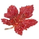 thumbnail image 4 of Broche Pin Rhinestone Forma de hoja de arce Broche Ropa Pin Ropa Joyería, 4 of 7
