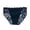 ER18_Navy, variant on Resicozy Lace Panties for Women Cotton Underwear High-Waist Underpants Bikini Briefs Beige L