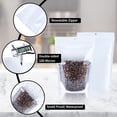 thumbnail image 4 of Mylar Smell Proof Bags, Resealable Aluminum Foil Stand Up Pouches with Clear Window & Hang Hole, Reusable Zipper Lock Food Storage Sealable Bags for Packaging, 4 of 7