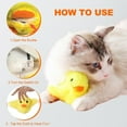 thumbnail image 3 of Cat Toys Rechargeable Flapping Duck, 2024 New Flapping Duck Cat Toy, Touch Activated Kitten Plush Toy Interactive Cat Exercise Toys with Lifelike Quacking Sound (1 PC), 3 of 5