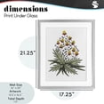 thumbnail image 3 of Yellow Leafy Wild Flowers Gray Framed Print Under Glass, design by Cecilia Battaini, 3 of 10