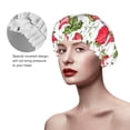 thumbnail image 4 of Easygdp Strawberry1 Shower Caps for Women, Double Waterproof Layers Shower Cap, Quick Drying Bath Hair Cap Reusable, 4 of 9
