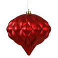 thumbnail image 1 of Vickerman M112203 5.7 in. Red Matte-Glitter Diamond, 1 of 2