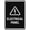 Black, variant on Signs ByLITA Portrait Round Electrical panel Sign - Laser-Engraved Lettering | Durable ABS Plastic | Vibrant Colors | Powerful Foam Tape (Brushed Gold) - Small