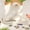 White, variant on Disposable Litter Tray Open-Top Extra-Large Waterproof Litter Tray Foldable Large Outdoor Travel Cats Toilet,Yellow
