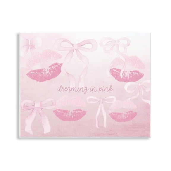 Dreaming In Pink Wall Plaque Art, design by Kim Allen